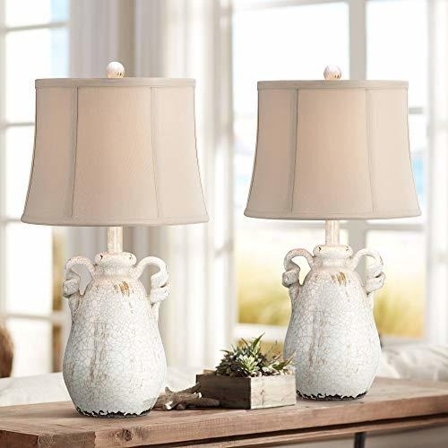 Lámpara De Mesa - Sofia Country Cottage Jar Style Table Lamp