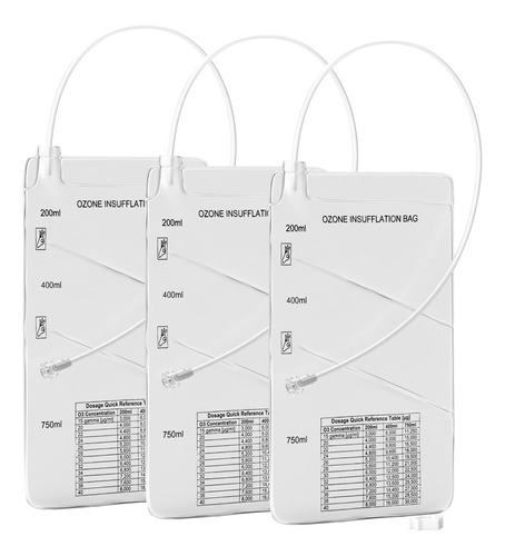 Nuvalsa Bolsa De Insuflacion De Ozono De 3 Camaras Con Volum