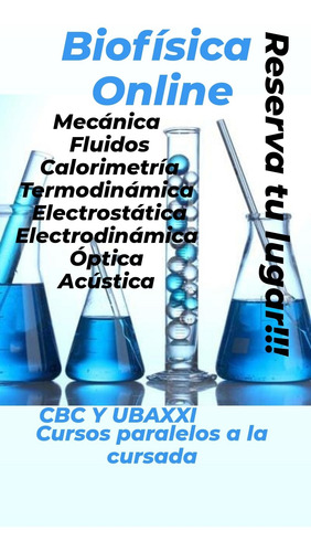 Imagen 6 de 9 de Profesora Cbc Uba Xxi Biofisica Quimica Matematica Online