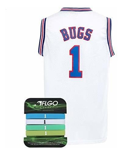 Aflgo Bug #1 Space Basketball Movie Stitched Jersey  90