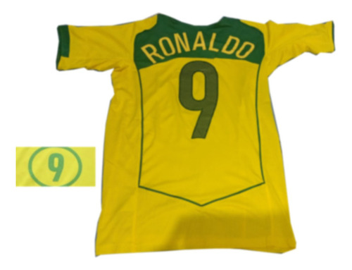 Camiseta Ronaldo Nazario Brasil El Fenomeno 04 Retro