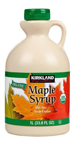Miel De Maple Syrup Orgánica 100% Pura Made In Canada 1 Lt.