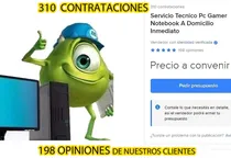 Comprar Servicio Tecnico Pc Gamer Notebook A Domicilio Inmediato