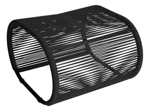 comprar Puff Para Área Externa Portugal  Em Alumínio E Cordão