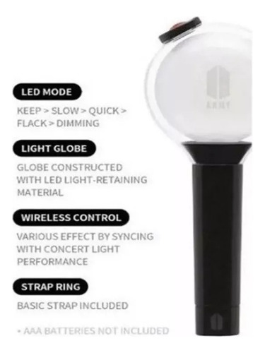. . Aplicativo Bts Lightstick Edição Especial Army Bomb V4