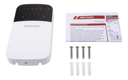 Imagen 2 de 3 de Teclado Leds 8 Zonas Compatible Con Panel Hikvision