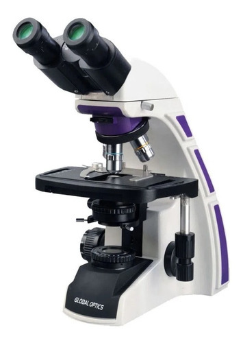 Microscópio Binocular 1000x Ótica Infinita Planacromatic Led