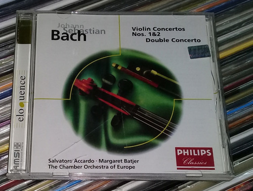 Accardo Batjer Bach Violin Concertos 1&2 Cd Argentino Kktu 