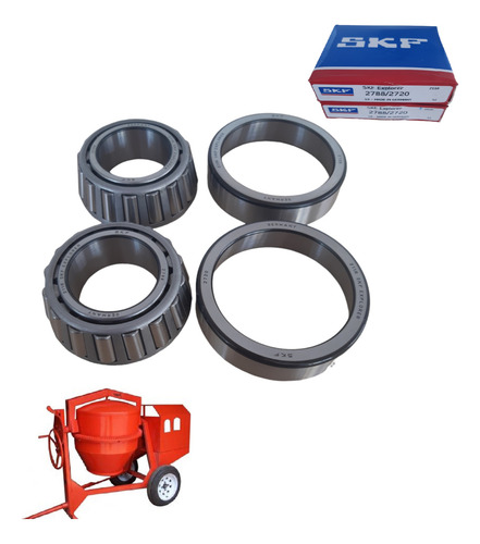 Jgo. De 2pz Balero 2788 Marca Skf Con Taza Para Revolvedora