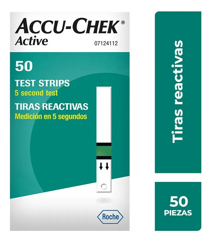 50 Tiras Reactivas Accu Chek Active