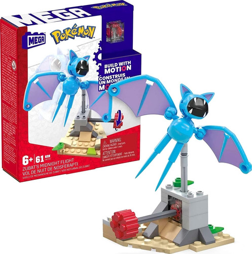 Mega Pokémon Vuelo En El Desierto De Zubat 61 Piezas