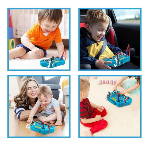 Brinquedo Infantil Motor Colorido Som Atividade Motricidade