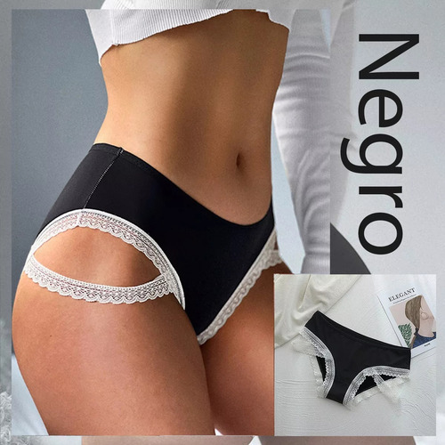 Pack 3 Bragas De Algodón De Seda Hielo Para Mujer, Calzones