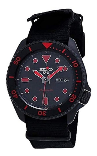 Seiko Srpd83 Reloj Seiko 5 Sports Para Hombre Negro 42,5 Mm