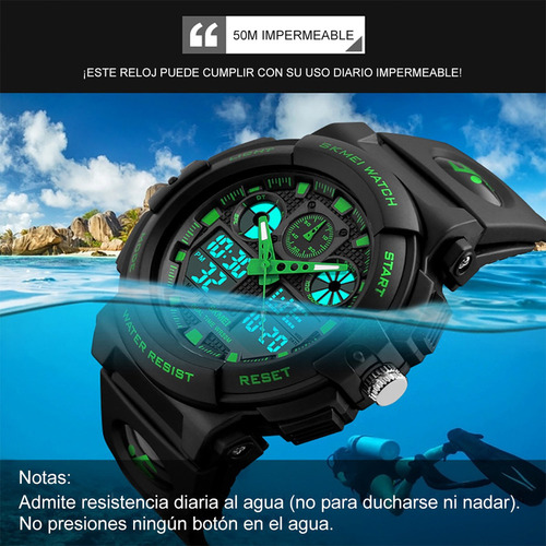 Hf Reloj De Pulsera Skmei Análogo Digital 1270 De Cuerpo Li