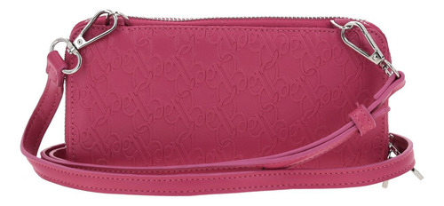 Cartera Barbie Gorett America Br25003-p Color Rosa Diseño De La Tela Monograma