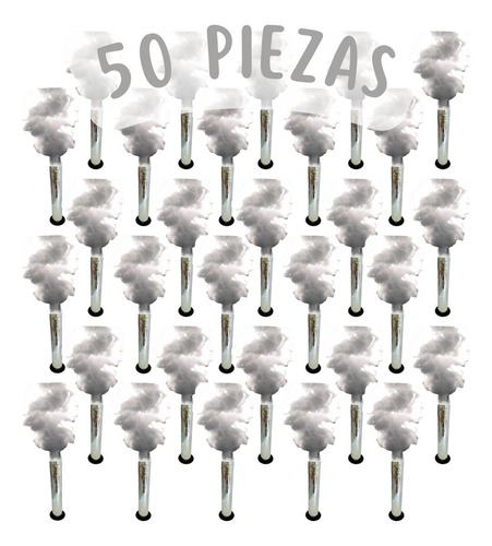 50pzs Bomba De Humo Colores A Fiesta Celebracion Color Blanco