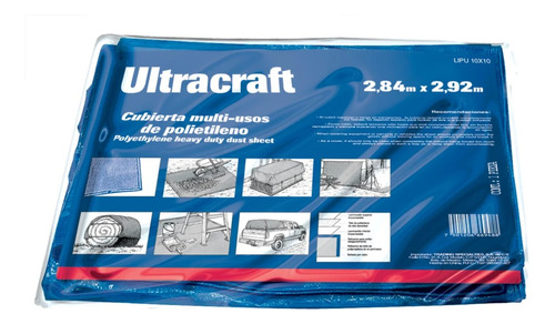 Lona Protrectora Ultracraft 3x3 