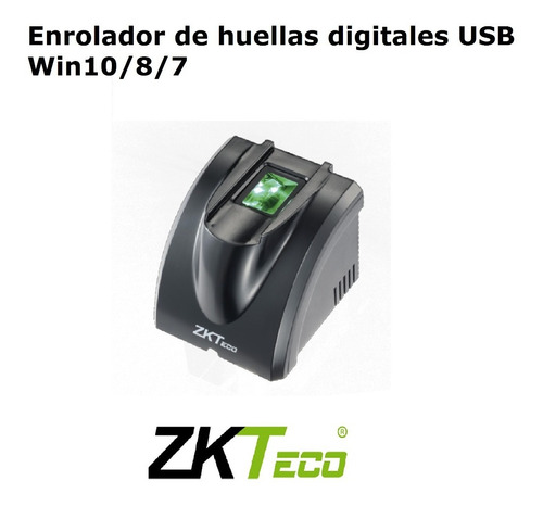 Imagen 5 de 9 de Lector Enrolador De Huella Digital Zkteco Biometrico Usb Sdk