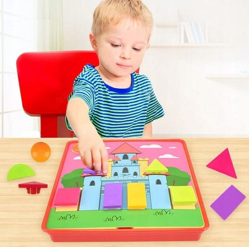 Juego Botón Puzle Encaje Button Idea Motricidad Fina