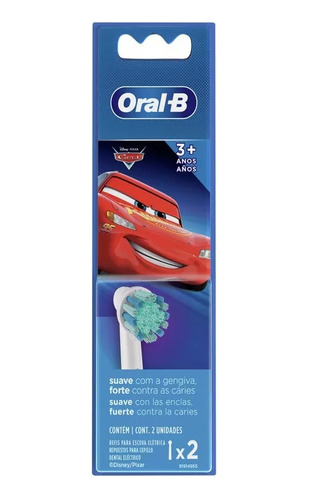Repuestos Cepillo Dental Eléctrico Oral-b Cars 3+ - 2 Und