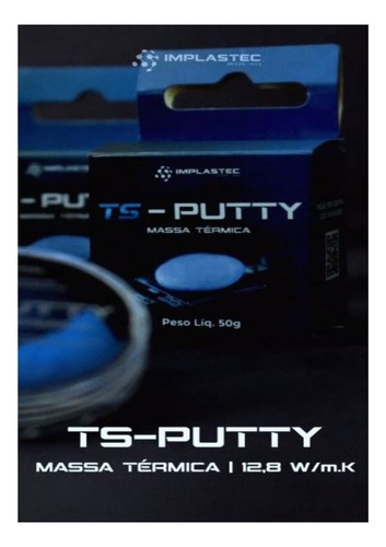 Ts-putty 50g Implastec 12,8 W/m.k Alta Dissipação