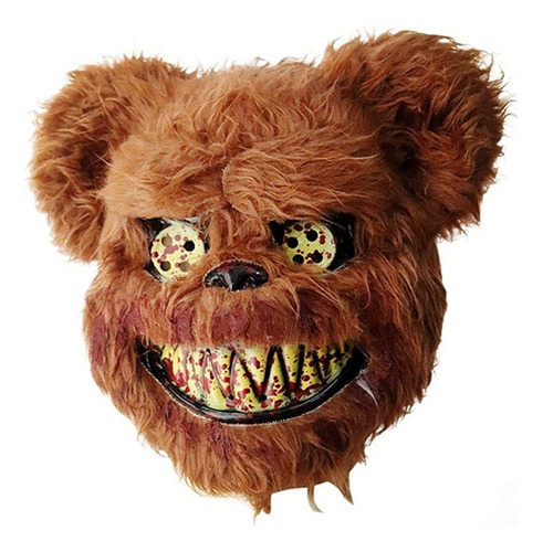 Máscara De Peluche De Oso Conejito De Bola De Halloween 2022