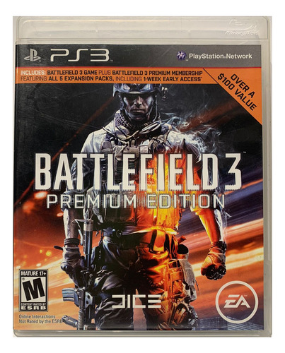 Jogo Battlefield 3 Premium Edition - Ps3 Midia Fisica (Usado)