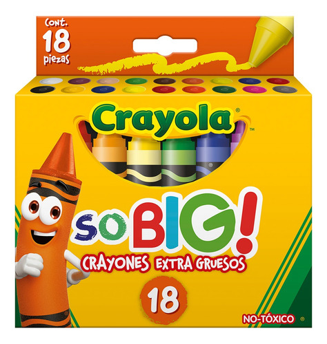 Crayones Extra Jumbo Varios Colores Crayola 18 Pza