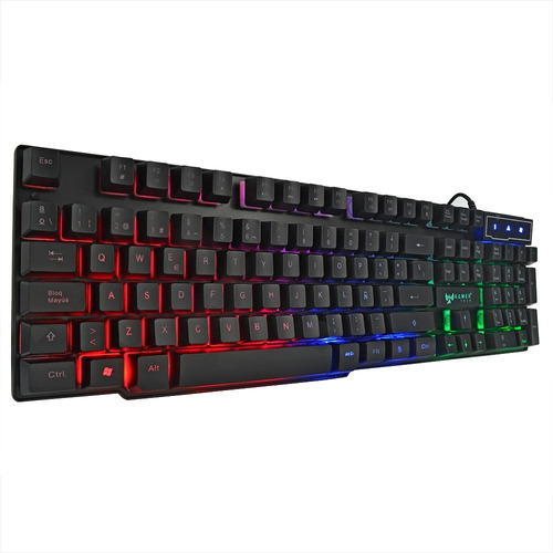 Imagen 4 de 4 de Teclado Usb Gamer Tech Gt600t Rgb