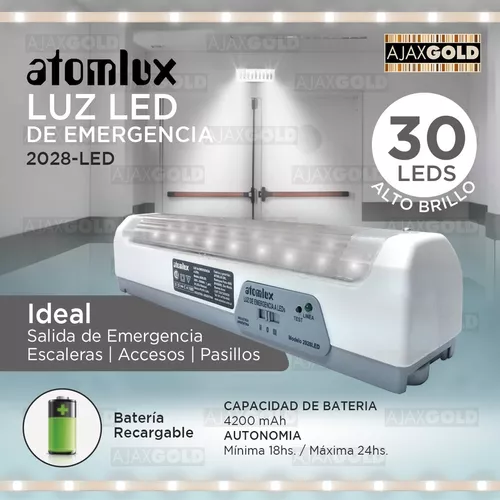 LUZ DE EMERGENCIA 30 LEDS ARGO