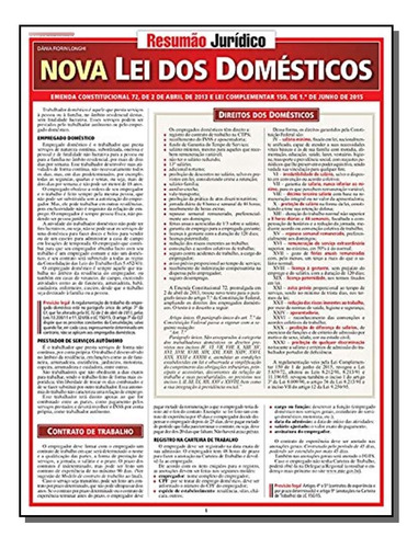 Libro Resumao Juridico Nova Lei Dos Domesticos De Longhi Dan