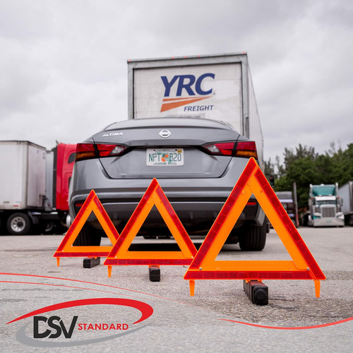 Triangulos De Advertencia Estandar Dsv, Triangulos De Seg...
