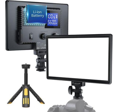 Raleno Led Video Light, Luz De Cámara Para Fotos Video R...