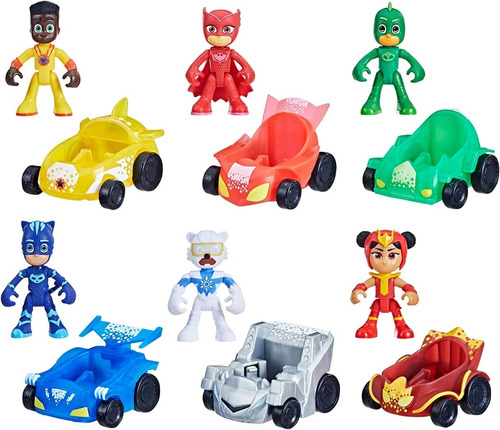 Muñecos Pj Masks Power Heroes Racer Collection Set