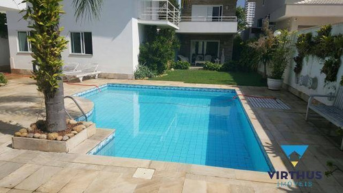 Imagem 2 de 15 de Casa Na Barra Da Tijuca, Condomínio Fechado 660m2 - Piscina - Cs1060