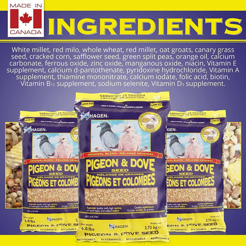 Hagen Pigeon  Dove Seed, Nutritionally Complete Bird Food