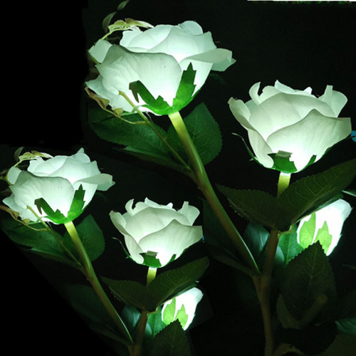 Luces Solares De Jardín, Luces De Flores Para Exteriores, 2