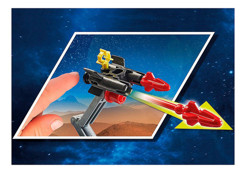 Playmobil - Expedição Marte Com Veículo - Space 70888