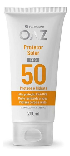 Kit Oaz Protetor Solar Fps50 Corpo E Rosto C/ 5un De 200ml