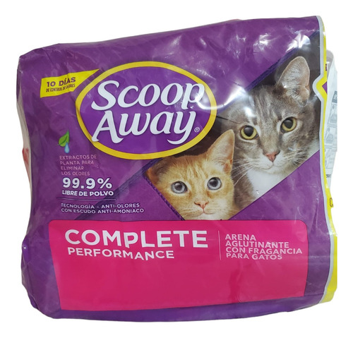 Arena  Para Gato Scoop Away Aglutinante Anti-olores 10 Kg