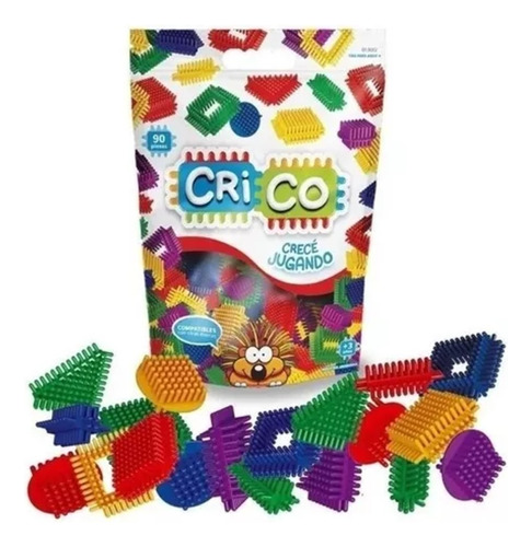 Rasti Bloques Cri Co X 90 Piezas Para Armar Crece Jugando