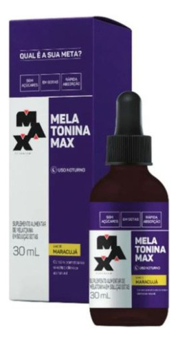 Melatonina Sublingual Max (30ml) Max Titanium
