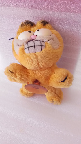 Peluche Gato Garfield Con Ventosa- Dakin Vintage- 18 Cm