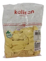 Comprar Latex Amarillo Macaron 12 Pulgadas 100 Piezas Marca Kalisan