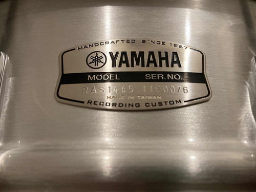 Caja Yamaha Recording Custom Aluminio 14x6.5