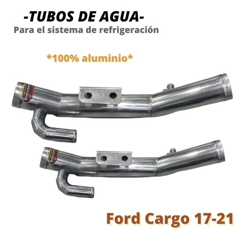 Tubo De Agua Ford Cargo 17-21 En Aluminio 