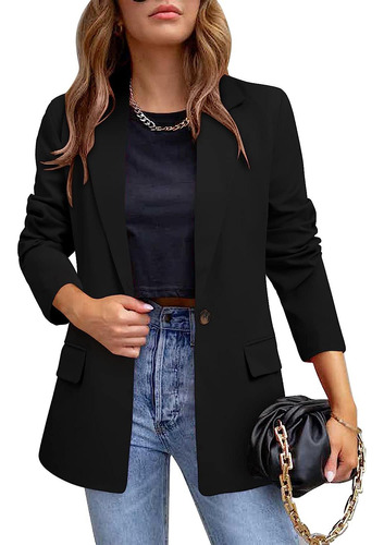 Chamarra Tipo Blazer Casual Para Mujer Temperament Commuting