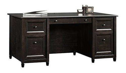 Sauder Edge Water Escritorio Ejecutivo Estate Black Finish