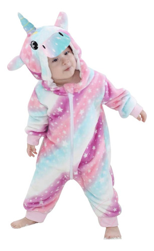 Kigurumi, Mameluco, Pijama Unicornio Para Bebe
